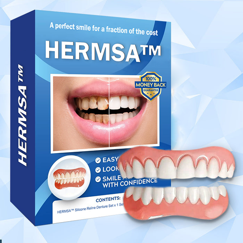 HERMSA™Silicone Reline Denture Set (👩🔬Dentist Recommendations👩🔬)
