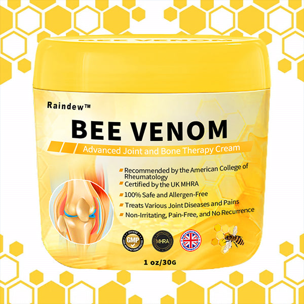 Raindew™ Bee Venom Advanced Joint and Bone Healing Cream (New Zealand Bee Extract - specializing in orthopedic conditions)