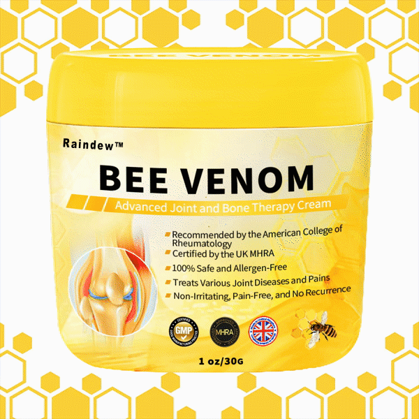 Raindew™ Bee Venom Advanced Joint and Bone Healing Cream (New Zealand Bee Extract - specializing in orthopedic conditions)